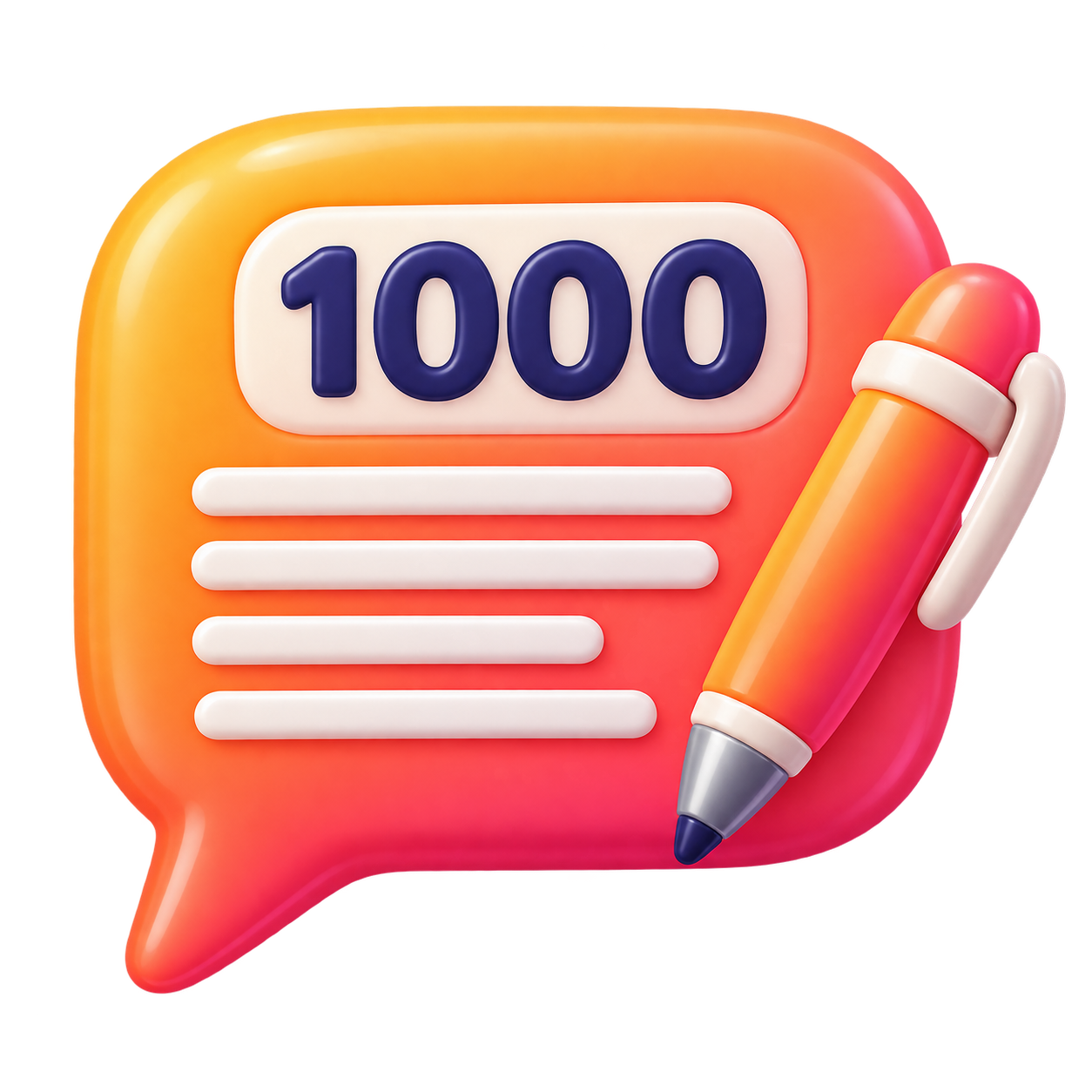 Комментарий до 1000 символов