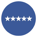 125 пятизвездочных оценок для FanPage в Фейсбуке