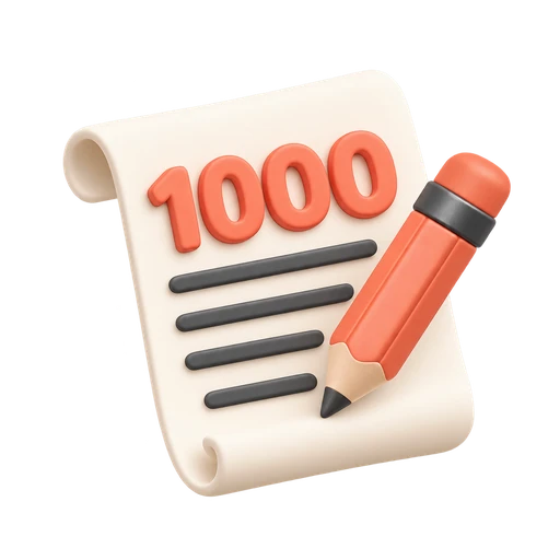 Отзыв · 1000 символов · Стандарт