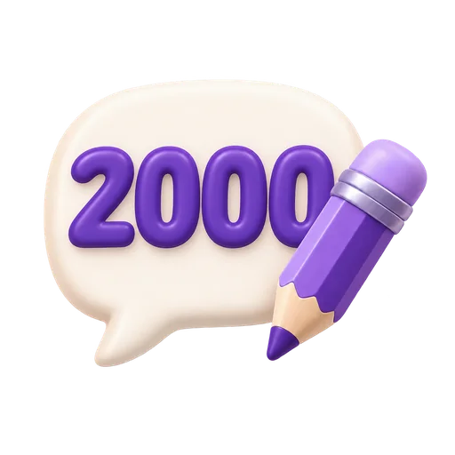 Стандарт — 2000 символов