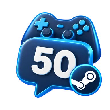 50 отзывов Steam