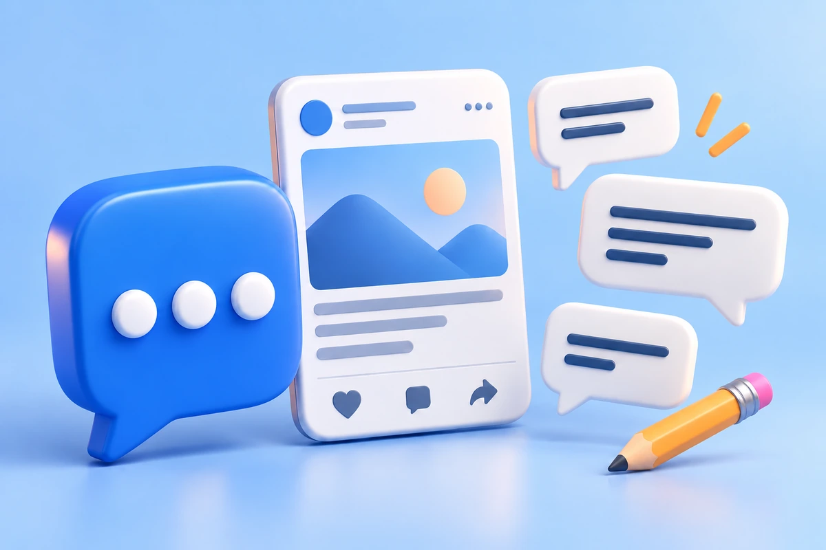 Обсуждение публикации Facebook: телефон и комментарии